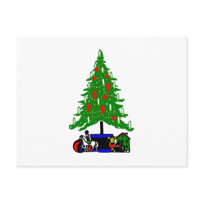 Christmas Tree Post Card by deleas