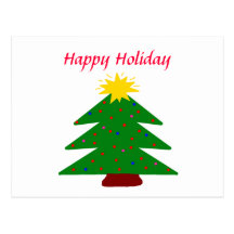 Christmas Tree Postcard