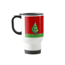 Christmas Tree red2 Travel Mug
