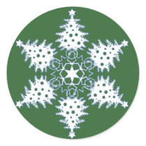 Christmas Tree Snowflakes stickers