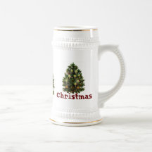 Christmas Tree Stein Coffee Mug
