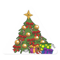 christmas tree sticker