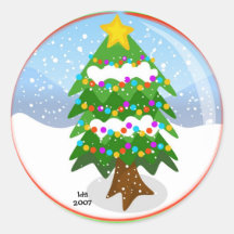 Christmas Tree Sticker