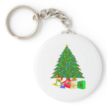Christmas Tree T-Shirts & Gifts Key Chain