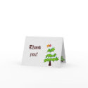 Christmas Tree Thank You Cards
