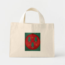 Christmas Tree Trinity Canvas Bags