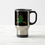Christmas Tree with Peace Signs Mugs