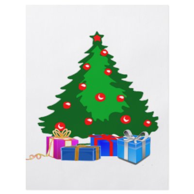 Christmas Tree with Presents Flyers by original_designs