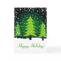 Christmas trees - Card