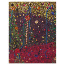 Christmas Trees & Gems Painting Flyer Design