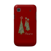 Christmas Trees-Peace/Red