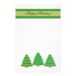 Christmas Trees Stationery