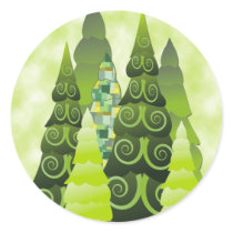 Christmas Trees Stickers