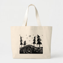 Christmas Trees Tote Bags