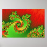 Christmas Triple Twirl Poster