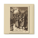 Christmas Vintage Carol Singers, Musicians Magnet