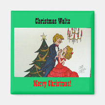 Christmas Waltz Magnet