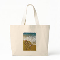 Christmas Washed Up on Shore Canvas Bags
