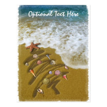 Christmas Washed Up on Shore Postcard