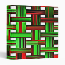 Christmas weave binder