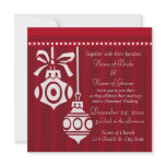 Christmas Wedding Invitation Cards