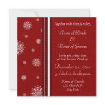 Christmas Wedding Invitation Cards
