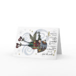 Christmas  Whimsical Elf Boy Card