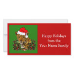 Christmas Wildcat Custom Photo Card