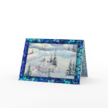 CHRISTMAS WINTER SCENE by SHARON SHARPE Greeting Cards
