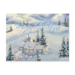 CHRISTMAS WINTER SCENE by SHARON SHARPE Post Card