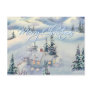 CHRISTMAS WINTER SCENE by SHARON SHARPE Post Card