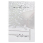 Christmas Winter Scenes Stationery
