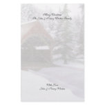 Christmas Winter Scenes Stationery