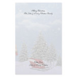 Christmas Winter Scenes Stationery