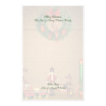 Christmas Winter Scenes Stationery