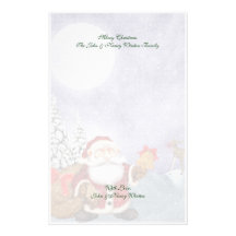 Christmas Winter Scenes Stationery