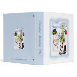 Christmas Winter Snowman & Pets Binder