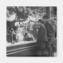 Christmas Wish List, 1920s Fridge Magnets