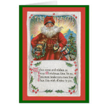 Christmas Wishes From The Past Greeting Card
