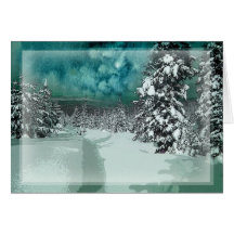 christmas wonderland greeting cards