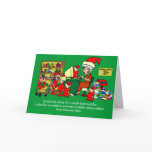Christmas Working Conditions Greeting Cards