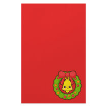 Christmas Wreath and Bell Custom Stationery