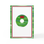 Christmas Wreath Cutout Card