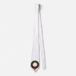 Christmas Wreath Holiday Tie