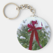 Christmas Wreath Keychains