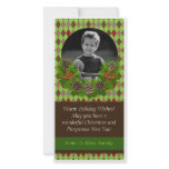 Christmas Wreath Photo Greeting Card