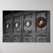 Christmas Wreath Poster