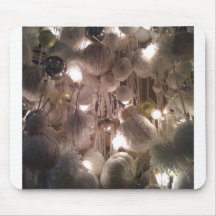 Christmas yard display mouse pads