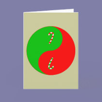 Christmas Yin Yang cards