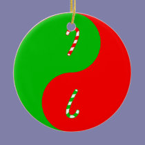 Christmas Yin Yang ornaments